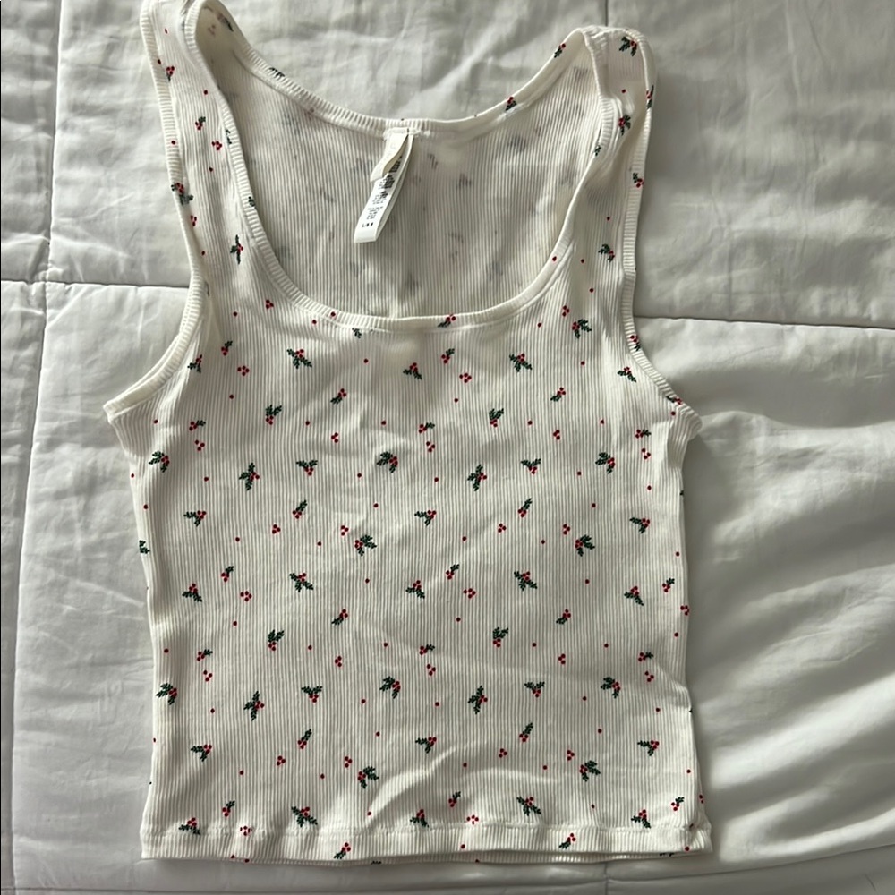 Skims Mistletoe Tank Top